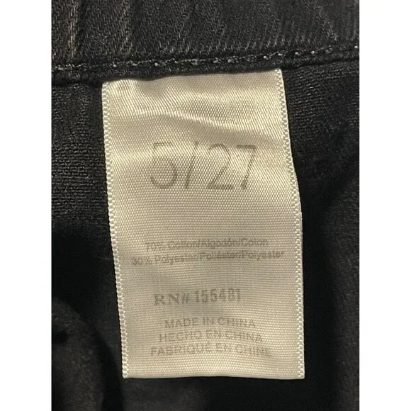 Simple Society Women's High Waist Stretch Denim Short, Size 5/27 - Picture 9 of 10